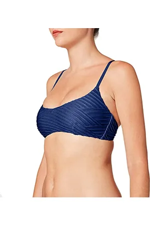 Seafolly Damski top bikini ze słodkowodną braletą, (Niebieski opalowy niebieski opal), 65B