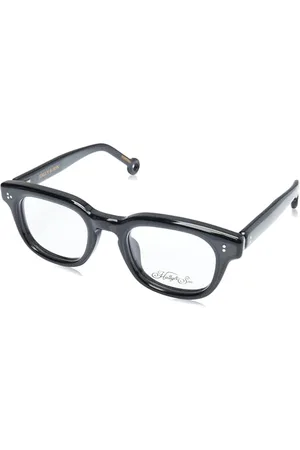 Hally & Son Eyeglass Frame HS877V01 Black 48/22/145 Unisex Dorosły Okulary, , 48/22/145