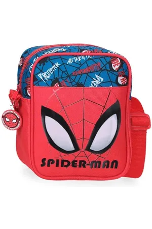 Marvel Joumma Spiderman Authentic Obudowa na messenger 15x20x6 cm L Poliester Czerwony, , torba na ramię
