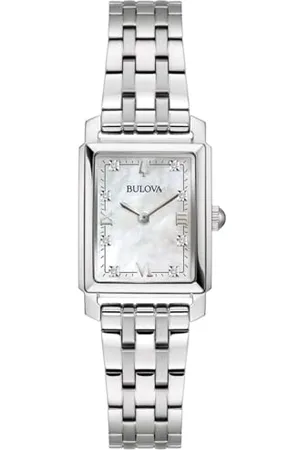 BULOVA Damski analogowy zegarek klasyczny z bransoletką ze stali nierdzewnej 96P244, , bransoletka