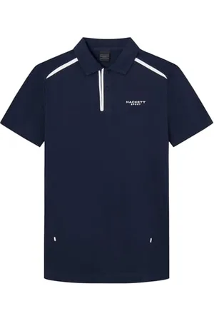 Hackett Męska koszulka polo Ss Diagonal St, niebieska (granatowa), XS, , XS