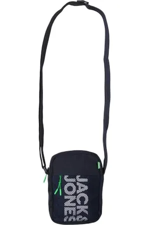 JACK & JONES Męska torba na ramię JACASHFORD Mesh, granatowa marynarka/szczegóły: Island Green
