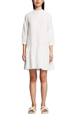 ESPRIT Collection Mini sukienka koszulowa, 100% len, , 40