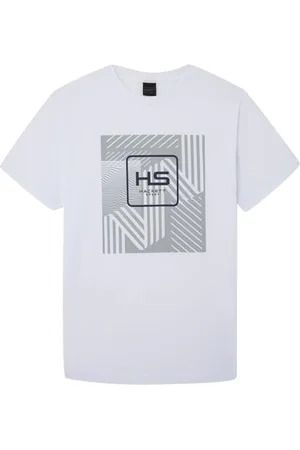 Hackett Męska koszulka polo Hs Tech, biała (biała), 3XL, , 3XL