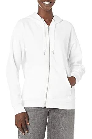 Calvin Klein Performance damska ekologiczna bluza z kapturem z polaru, biała, S, , S