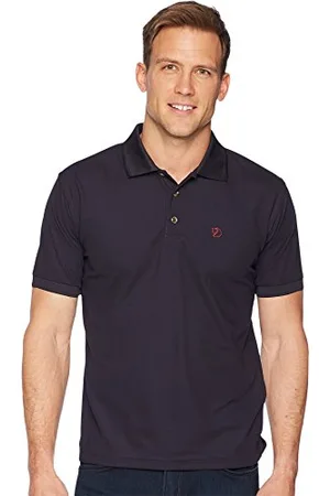 Fjällräven Męska koszulka polo z krótkim rękawem Crowley Pique Blueblack, XS