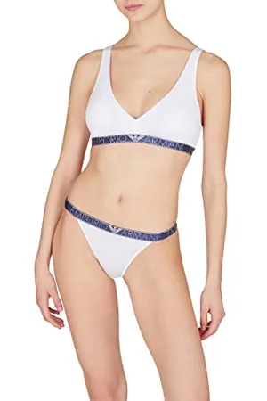 Emporio Armani Damska bielizna ślubna Dream wiskoza T-brazylijskie litery Bikini Style Bielizna, , M