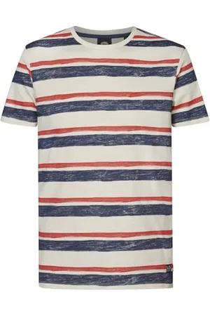 Petrol Industries INDUSTRIES Men T-Shirt SS M-1040-TSR605; Kolor: Fiery Coral; Rozmiar: L, , L