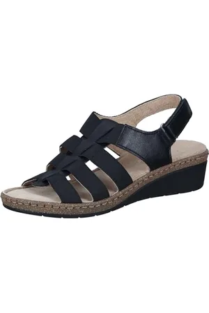 Comfortabel Damskie sandały klinowe 710172-01, 41 EU, , 41 EU