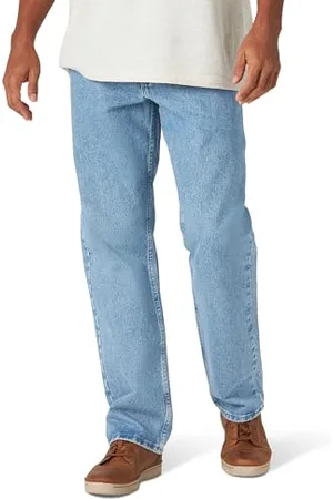 Wrangler Męskie Authentics Big & Tall Classic Relaxed Fit Jean, Wybielacz do kamienia, 34W / 29L
