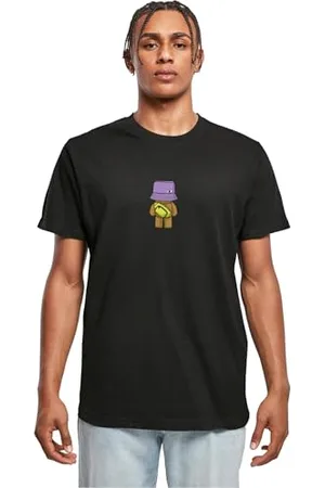 Mister Tee Męski Bear Tee L Black, , L