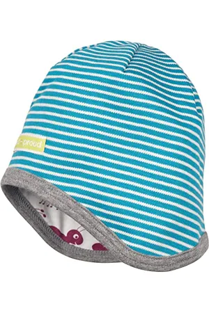 loud + proud Wendemütze aus Bio Baumwolle, GOTS Zertifiziert Kapelusz Unisex-Bimbi, , 37/39 (Taglia Produttore: 62/68)