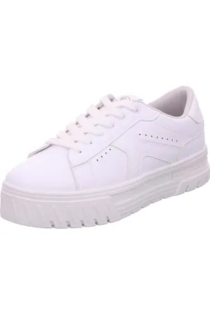 TOM TAILOR Damskie 7490080009 Sneakers, białe, 38 EU, , 38 EU