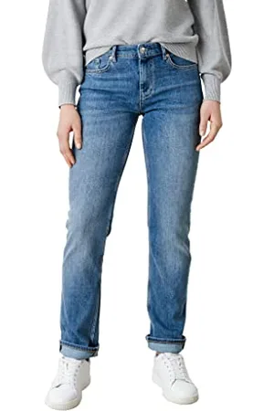 QS by s.Oliver Damski Regular: Straight Leg-Jeans, , 34W / 34L