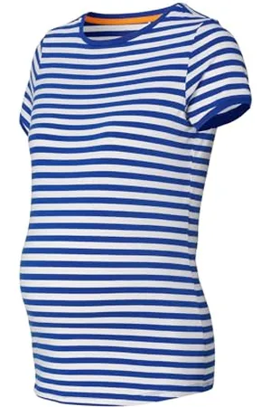 ESPRIT Koszulka z krótkim rękawem w paski, , XS