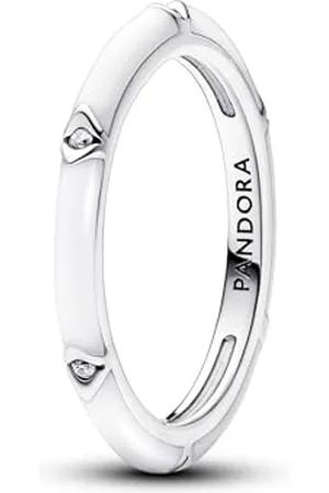 PANDORA ME Steine & Emaille Ring aus Sterling Silber mit Cubik Zirkonia, Größe: 54, 193089C01-54