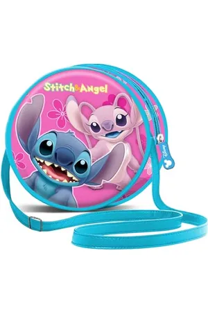 Disney Lilo i Stitch Match -Okrągła Torebka na Ramię, Różowa, 18,5 x 18,5 cm