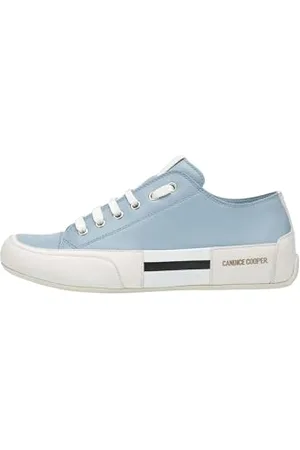 Candice Cooper Rock Patch S, Damskie sznurowane buty, off White-Pale Blue, 34 EU, Off White Niebieskie Łopaty, 34 EU