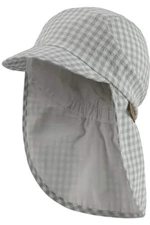 Sterntaler Czapka z daszkiem unisex z ochroną karku Vichy Karo, , 53