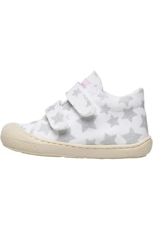 Naturino Cocoon VL, buty dziecięce, biały-Srebrny, 19 EU, Biały srebrny, 19 EU