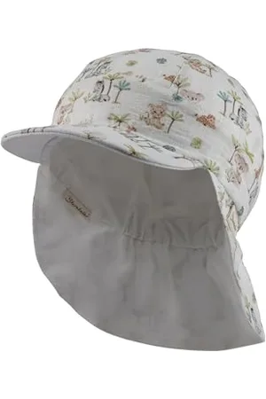 Sterntaler Unisex dwustronna czapka z daszkiem niemowlęta zwierząt, , 45