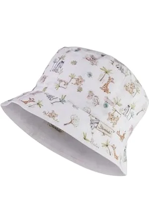 Sterntaler Unisex dwustronny kapelusz wędkarski niemowlęta zwierząt, , 47