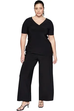 Fiorella rubino T-shirt ze ściągaczem na boku, , L