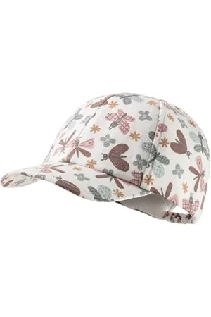 Sterntaler Dziewczęca czapka baseballowa motyle, , 53 cm