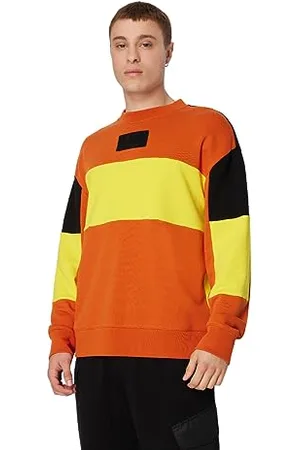 Armani Exchange Męska bluza bawełniana French Terry Colorblock, , L