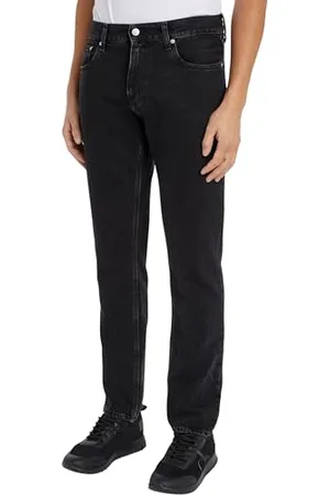 Calvin Klein Jeans Autentyczne dżinsy męskie o prostym kroju, , 40W / 32L
