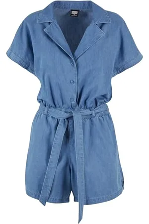 Urban classics Damski kombinezon damski Light Denim Resort, , 5XL