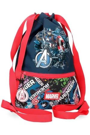 Marvel Joumma Avengers Legendary Plecak szkolny Plecak dziecięcy wykonany z poliestru, szerokie regulowane ramiączka, dopasowana kieszeń przednia., , L, worek na plecak