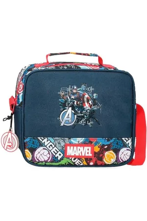 Marvel Joumma Avengers Legendary Adaptacyjna kosmetyczka z torbą na messenger niebieska 23 x 20 x 9 cm Poliester L, , kosmetyczka z paskiem na ramię