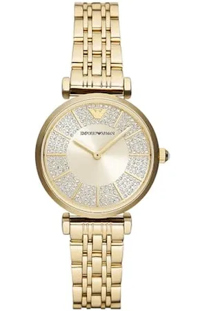 Emporio Armani AR11608 damski analogowy zegarek kwarcowy z paskiem ze stali nierdzewnej, , bransoletka