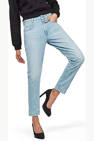 G-Star RAW Radar Mid Boyfriend Tapered RAW damskie dżinsy Radar Mid Boyfriend Tapered, Niebieski (Lt Aged A927-424), 25W / 30L