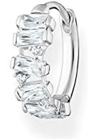 Thomas Sabo Damskie Srebro wysokiej próby 925 Inny kształt tlenku cyrkonu Kolczyki - CR665-051-14, one size, Srebro szterlingowe, Cyrkonia