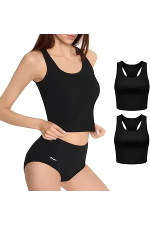 Marilyn Damski tank top podkoszulek bawełna okrągły dekolt top bez rękawów Basic , XL 2 pary, , XL