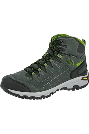 BRUTTING Mount Shasta High Unisex Buty trekkingowe i turystyczne, antracytowy/zielony, 46 EU