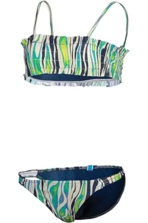 Arena Girls Water Print Bikini Opaska dwuczęściowy Dziewczyna, , 14-15 lat