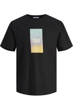JACK & JONES JORARUBA Sunset Branding Tee SS C.N, , XL