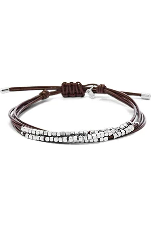 Fossil Damen Armband Metall Leder JA6379040