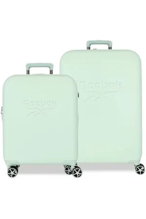 Reebok Franklin, walizka kabinowa, zestaw walizek, wykonany z ABS, wytrzymały i lekki materiał, zamek TSA, cztery podwójne koła wielokierunkowe obrotowe firmy Joumma Bags, , 40 x 55 x 20 cm, 49 x