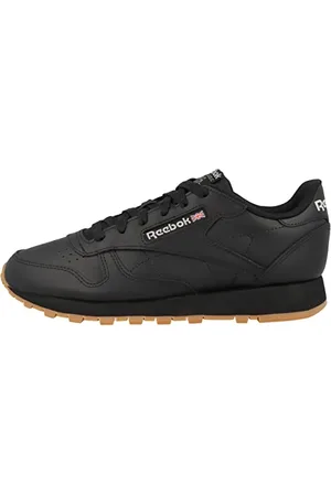 Reebok Classic Leather Sneakersy Kobiety, Rdzeń czarny Czysty szary guma 03, 37.5 EU