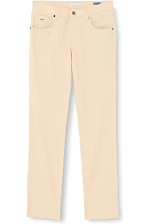 Bugatti Męskie 3020-36189 Five Pocket Ho, żółto-610, Regular Fit, , 36W / 32L