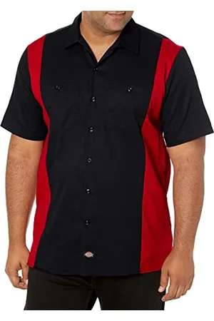 Dickies Męska koszula robocza z krótkim rękawem dwukolorowa, L