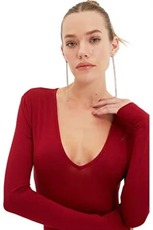 Trendyol Damskie jednolite tkane body, , 40