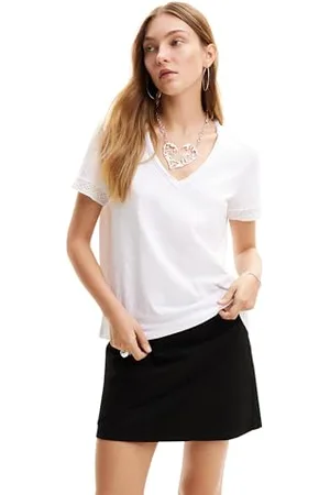 Desigual TS_DAMASCO, 1000 Blanco, S, , S