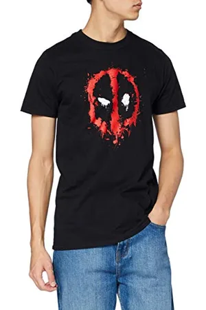 Marvel Męska koszulka z logo Deadpool Paint, , L