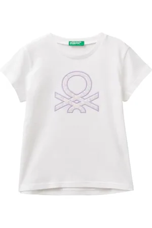Benetton Koszulka dla dziewczynek i dziewcząt, , 110