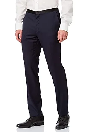 HUGO BOSS Męskie spodnie garniturowe Hetons, , 56